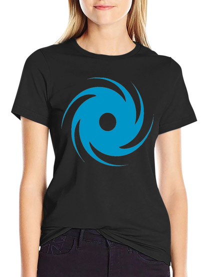 🌀Whirlwind Graphic T-Shirt - Casual Black Tee
