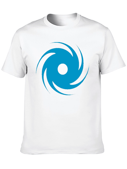 🌀Whirlwind Graphic T-Shirt - Casual Black Tee