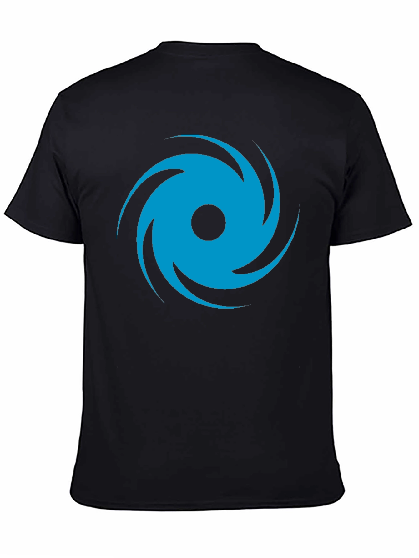🌀Whirlwind Graphic T-Shirt - Casual Black Tee