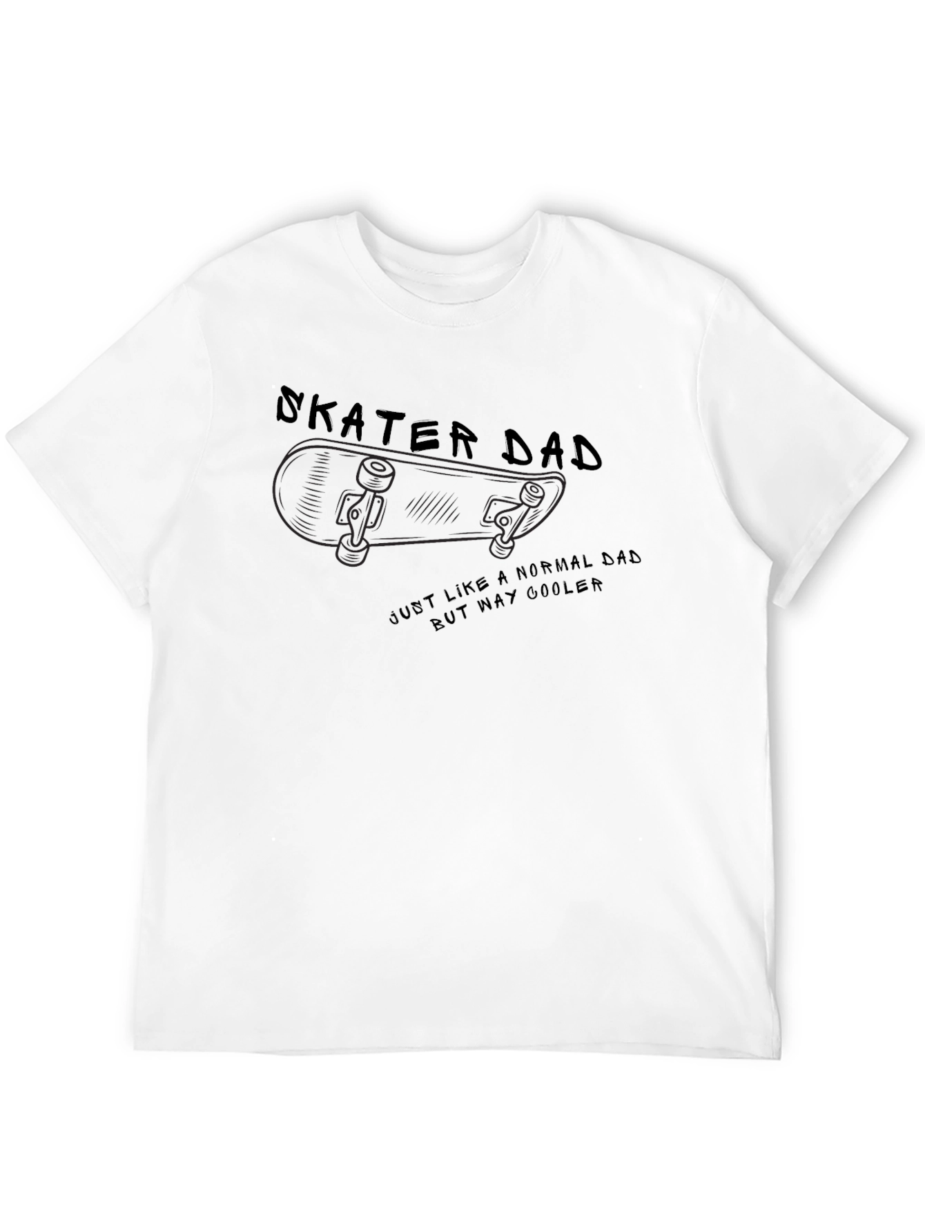 Skater Dad T-Shirt - Cool Dad Tee