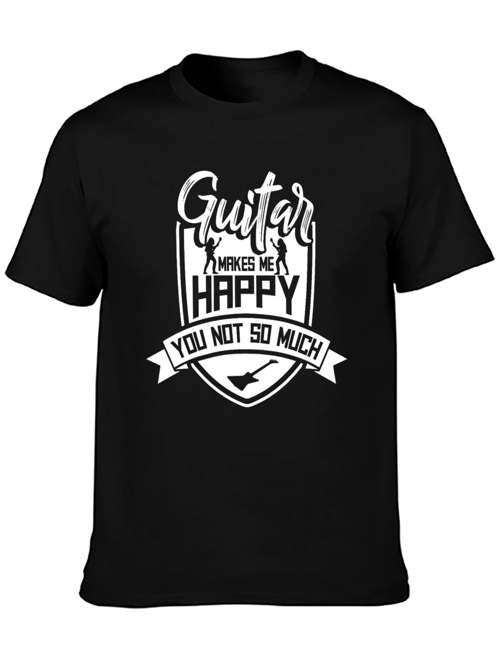 Guitar Makes Me Happy T-Shirt