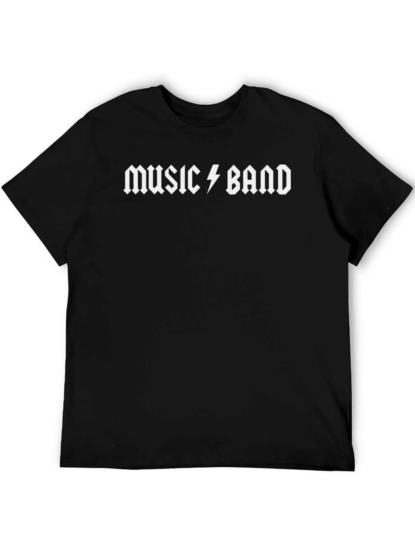 Music Band Graphic T-Shirt - Black