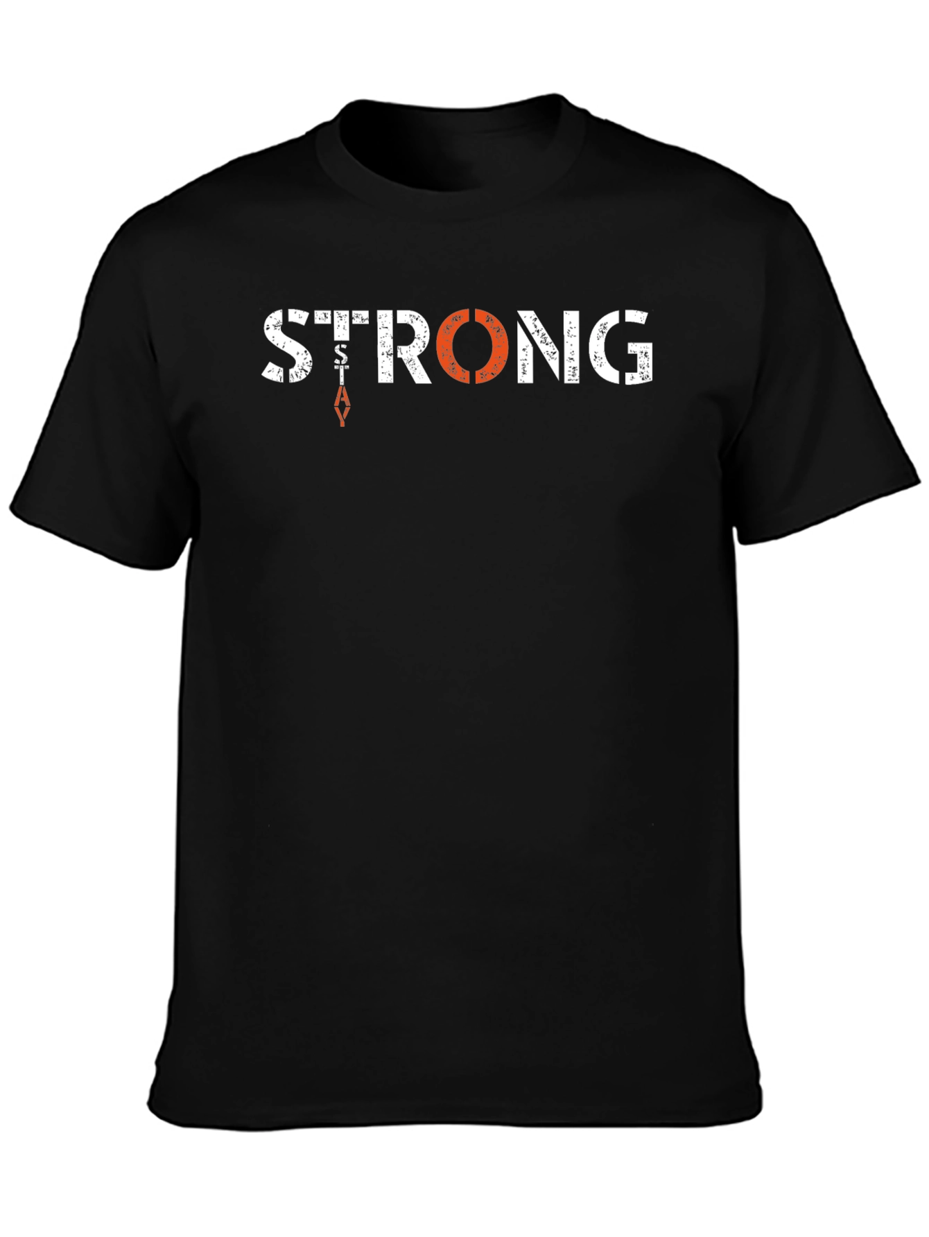 Mens Strong Graphic Tee - Black