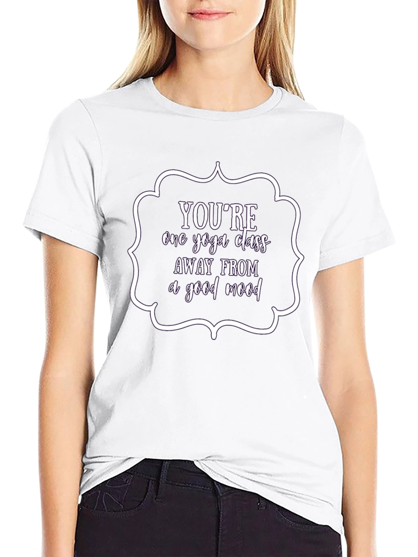 Yoga Class Good Mood Graphic Tee