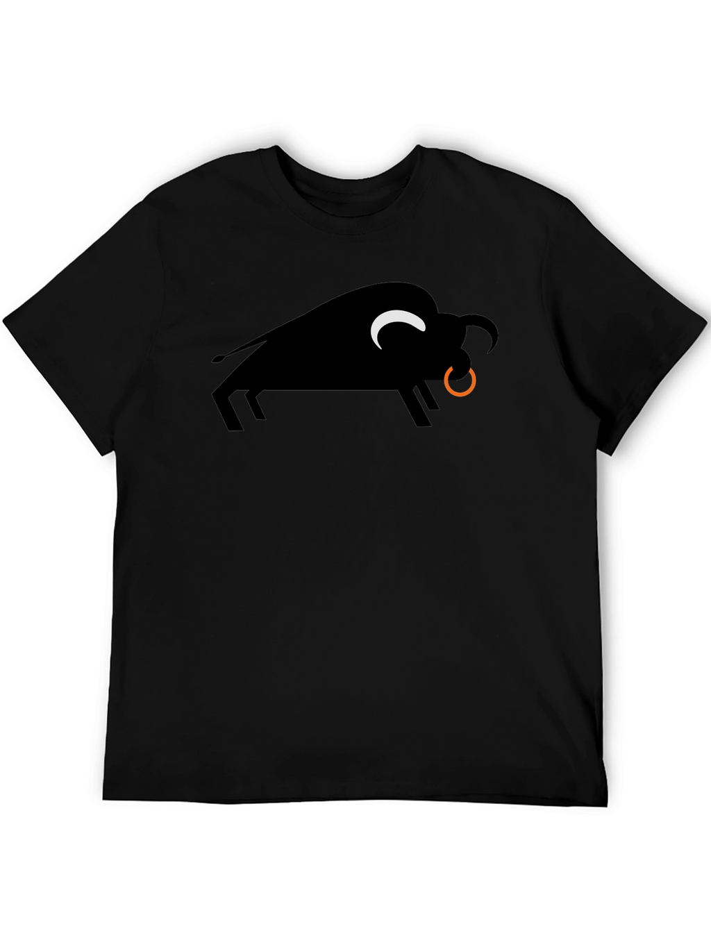 Black Bull Graphic Tee - Stylish Mens T-Shirt