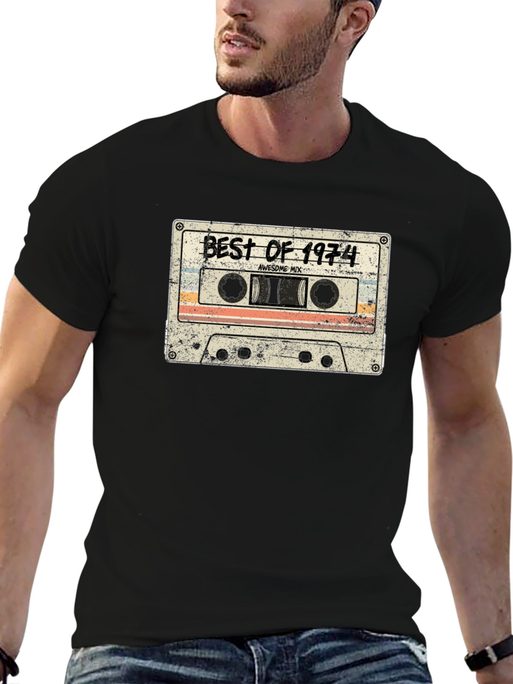 Retro Best of 1974 Cassette T-Shirt