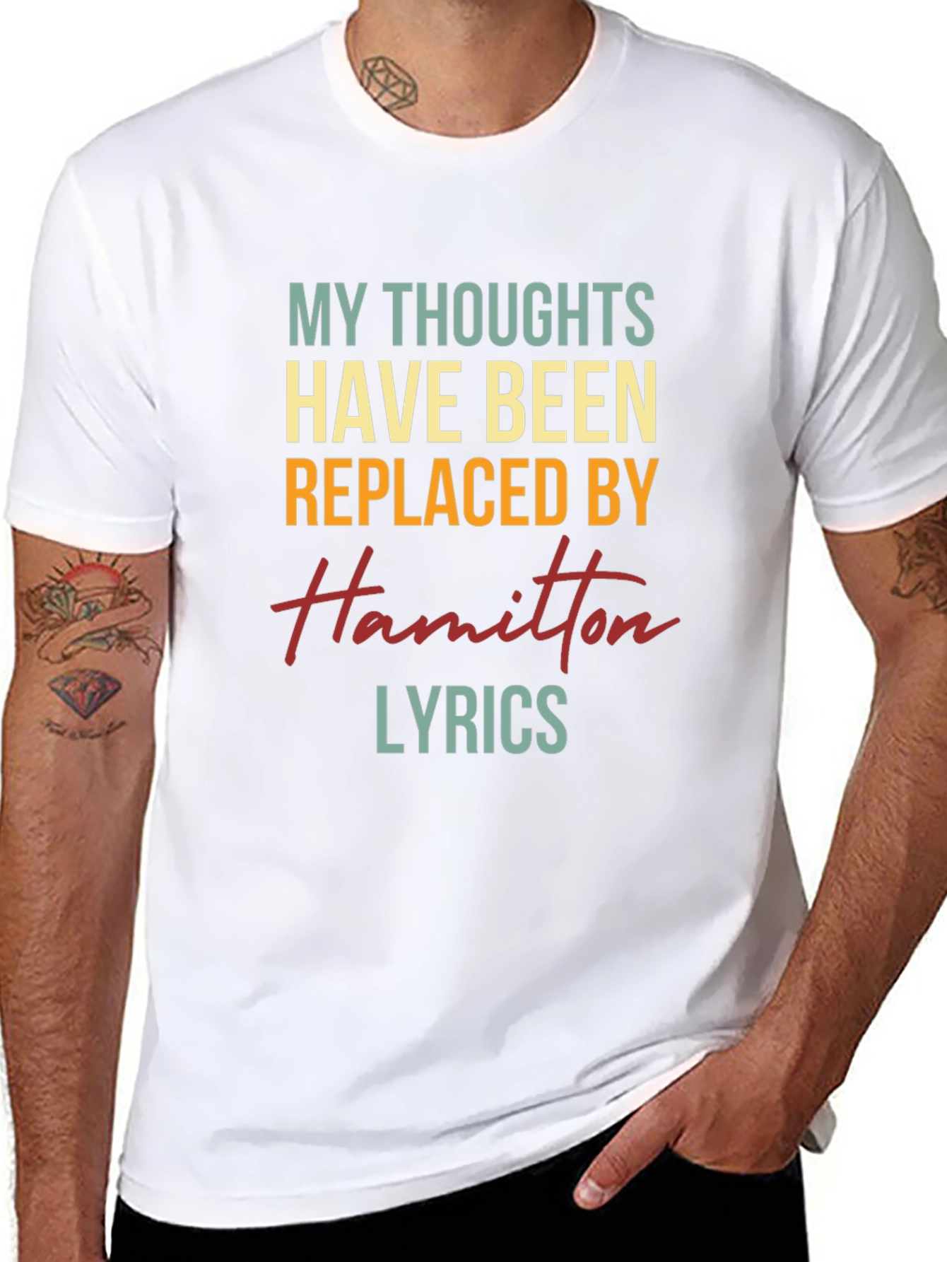 Hamilton Lyrics T-Shirt - Unisex Fan Apparel