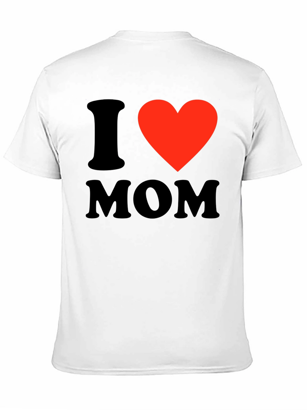 I Heart Mom Black T-Shirt - Express Your Love!