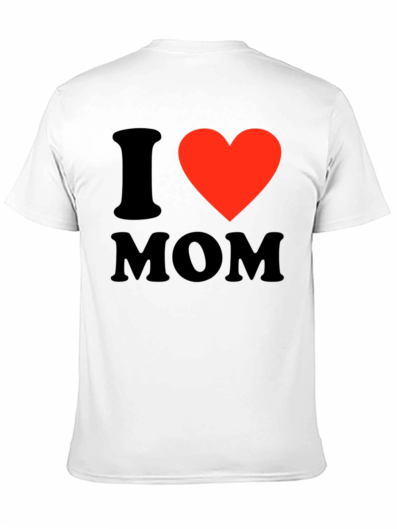 I Heart Mom Black T-Shirt - Express Your Love!