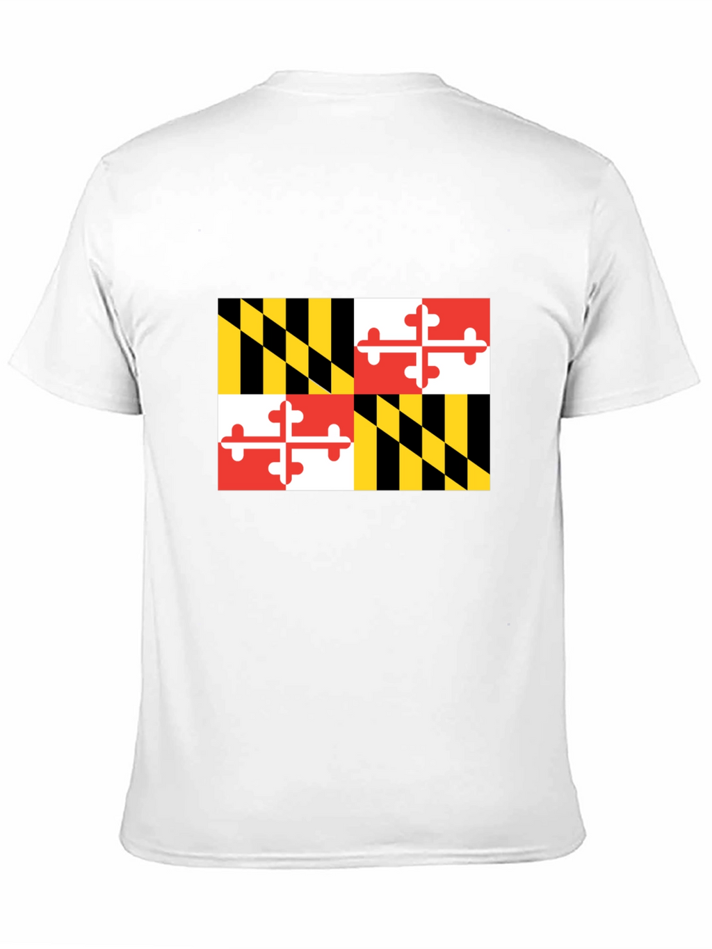 Maryland Flag Graphic Black T-Shirt
