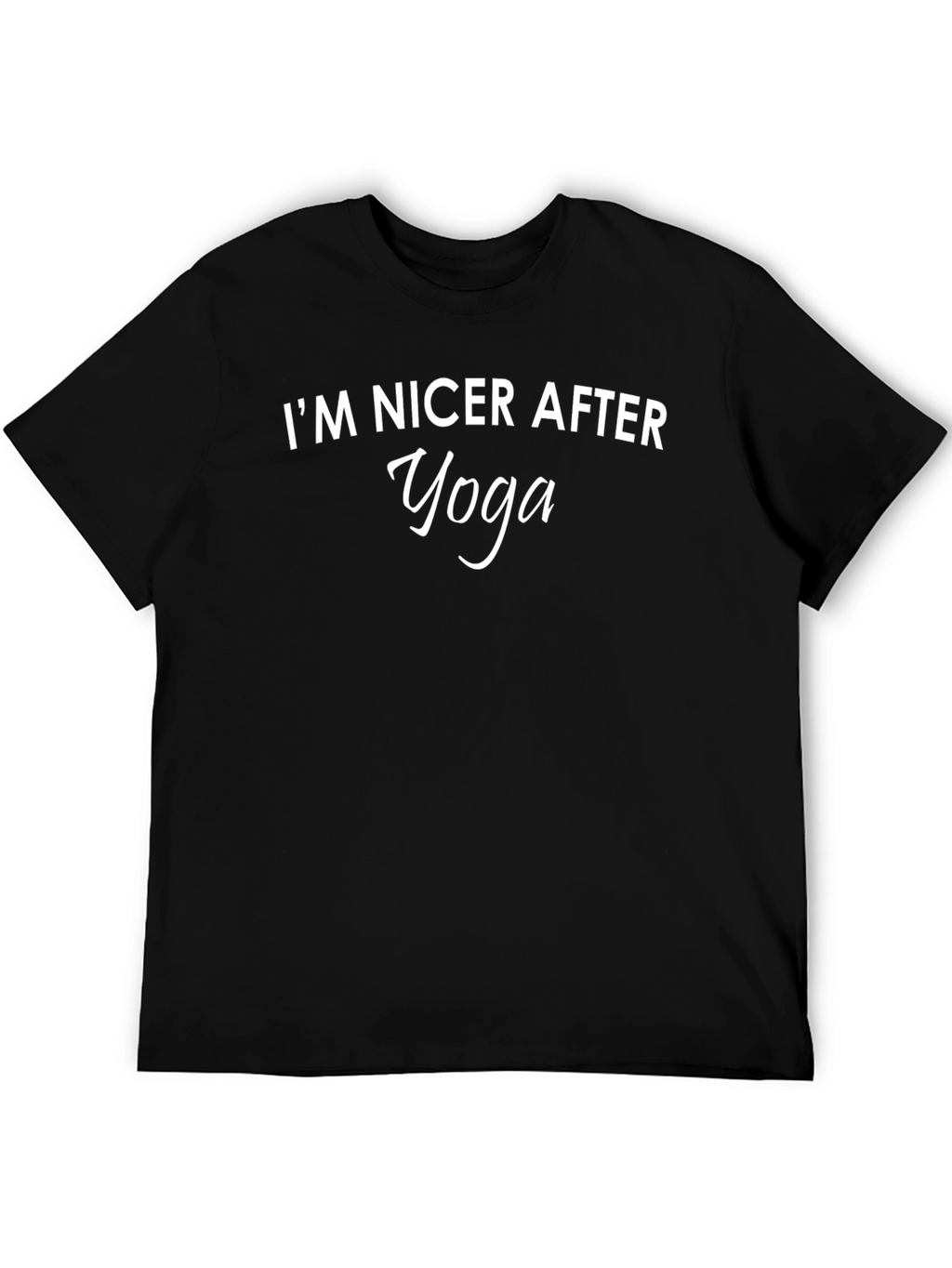 Im Nicer After Yoga Black T-Shirt