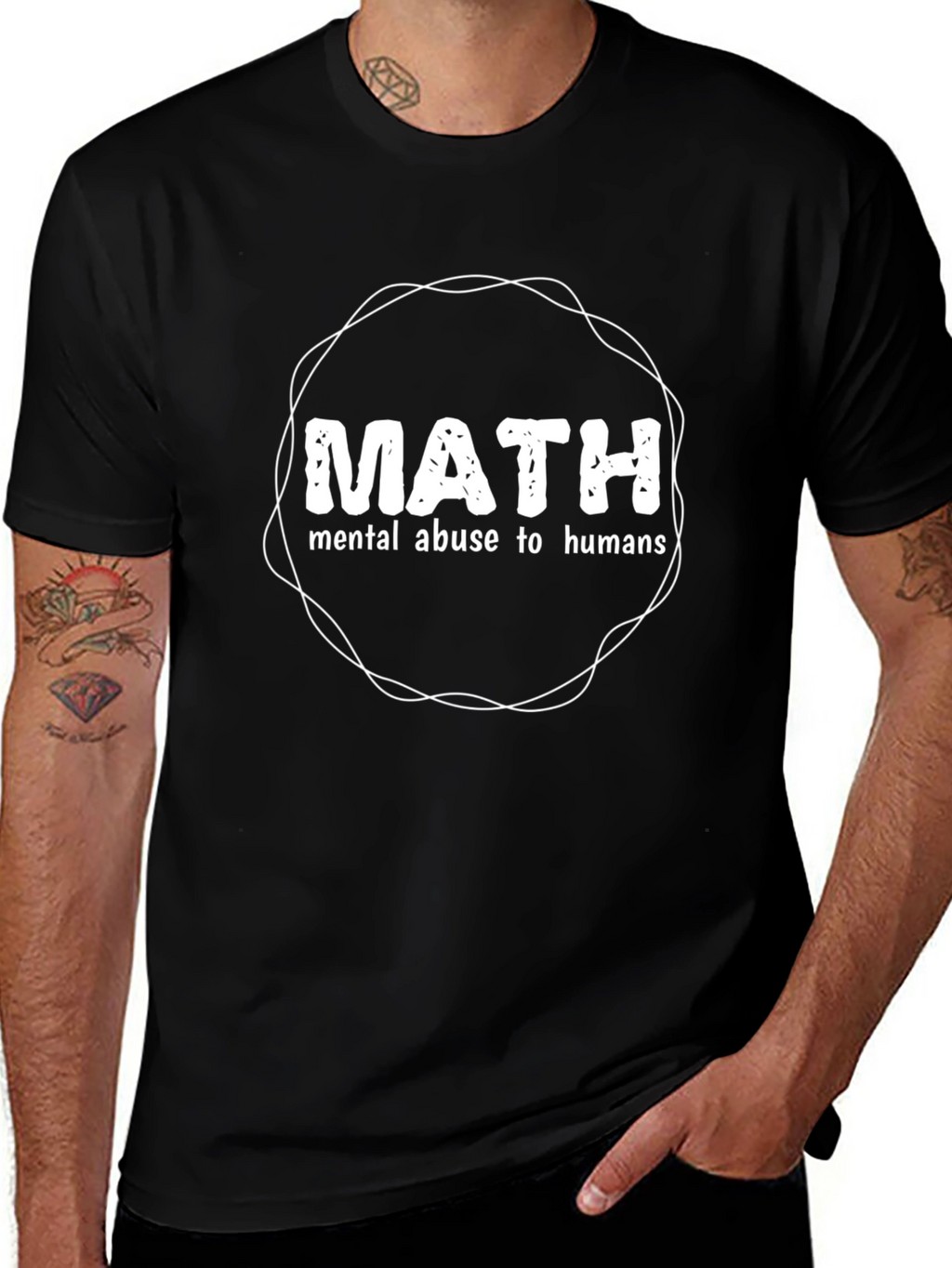 Math Mental Abuse T-Shirt - Funny Geeky Design