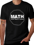 Math Mental Abuse T-Shirt - Funny Geeky Design