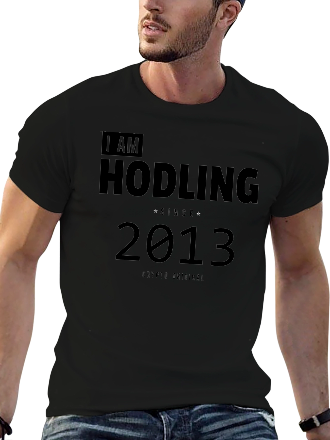 I am Hodling Since 2013 Black T-Shirt