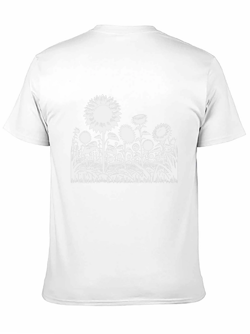 Sunflower Graphic Tee - Stylish Black Cotton T-Shirt