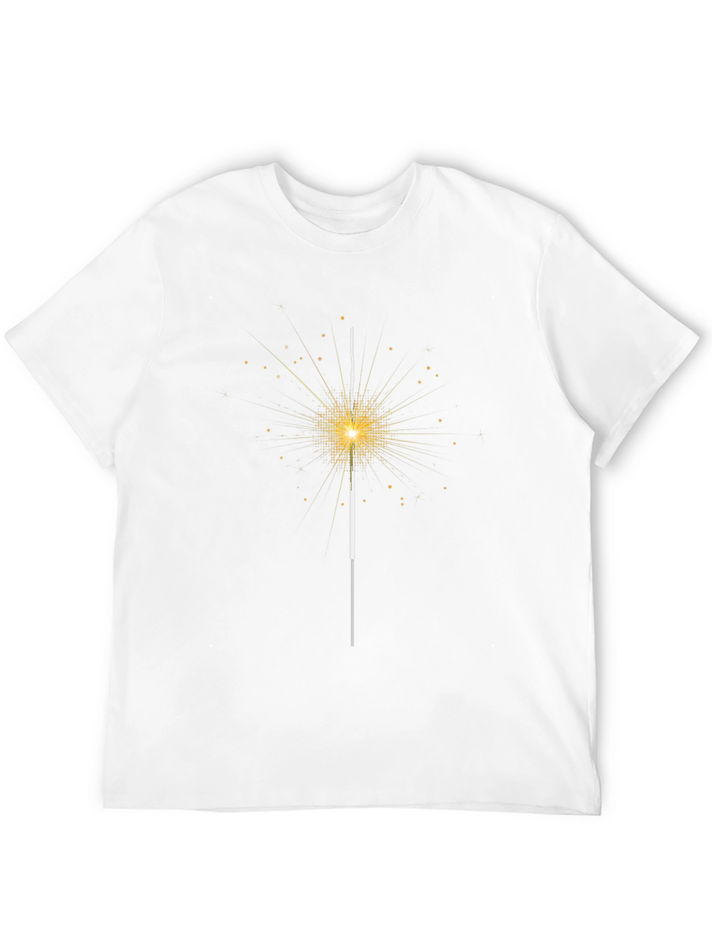 Sparkler Graphic Black T-Shirt