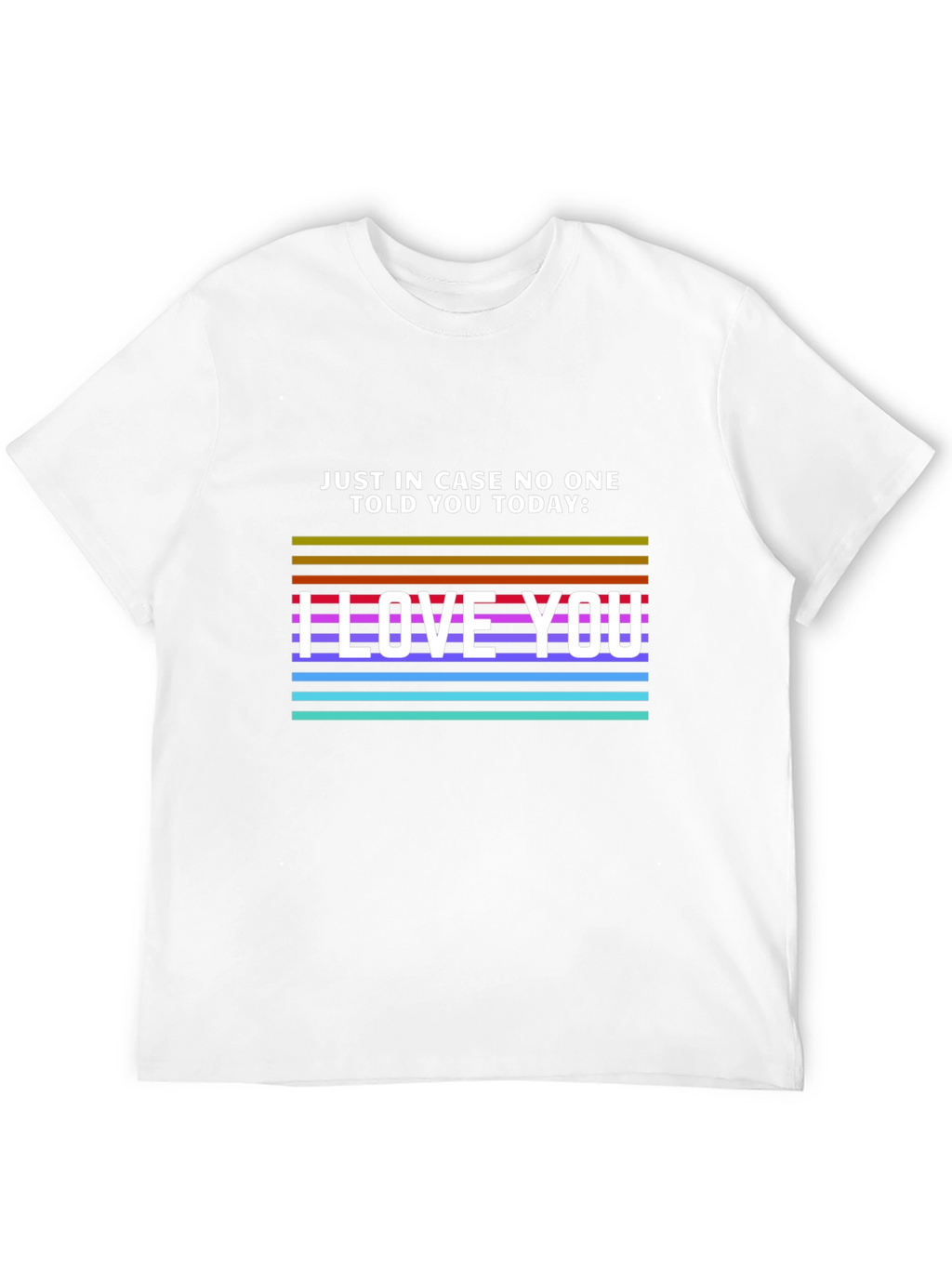 I Love You Graphic Tee - Black Casual T-Shirt