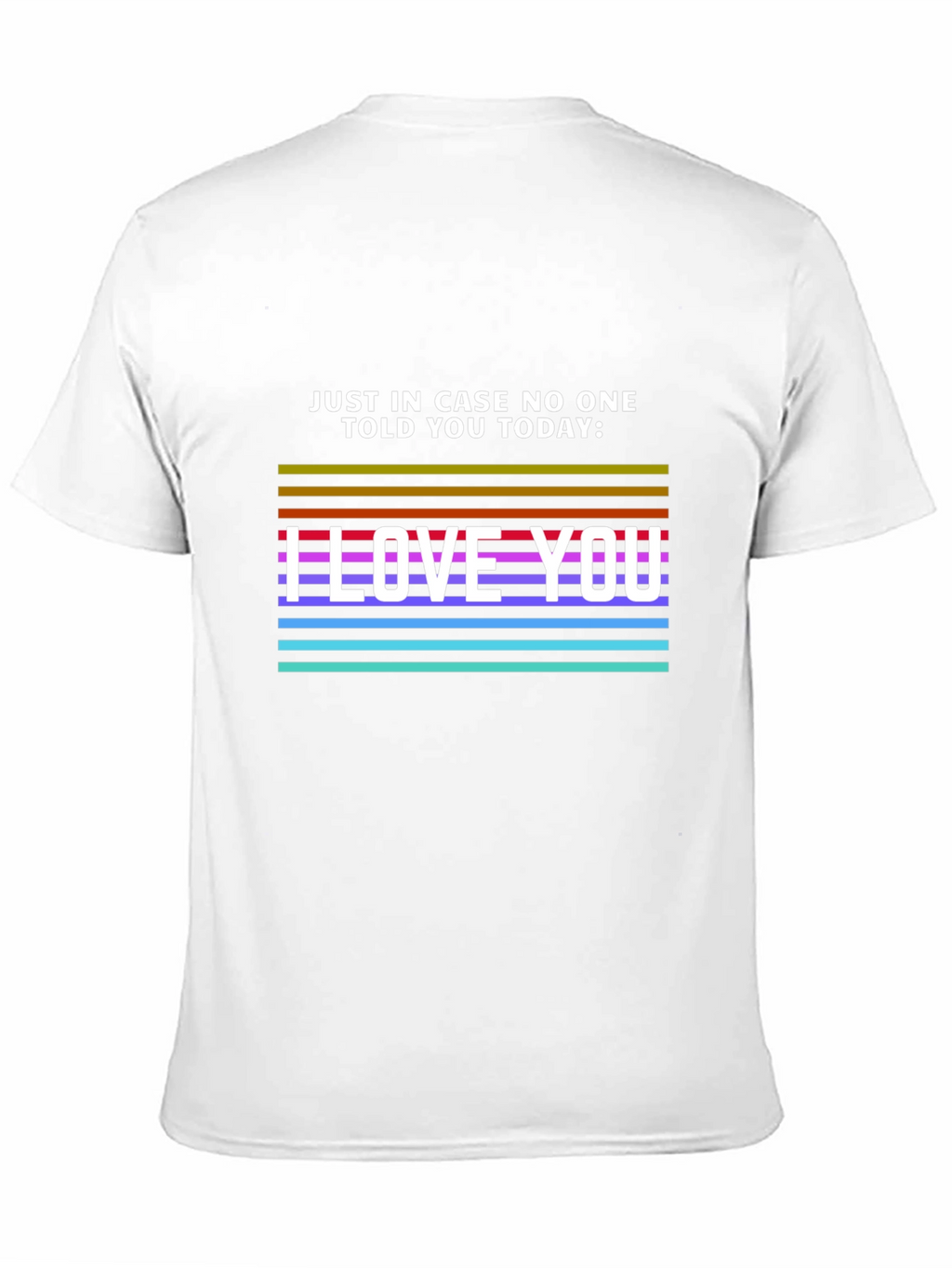 I Love You Graphic Tee - Black Casual T-Shirt