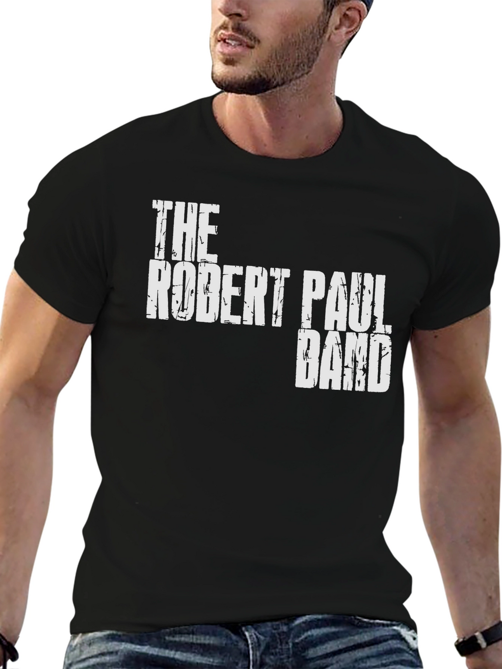 The Robert Paul Band Distressed Graphic T-Shirt