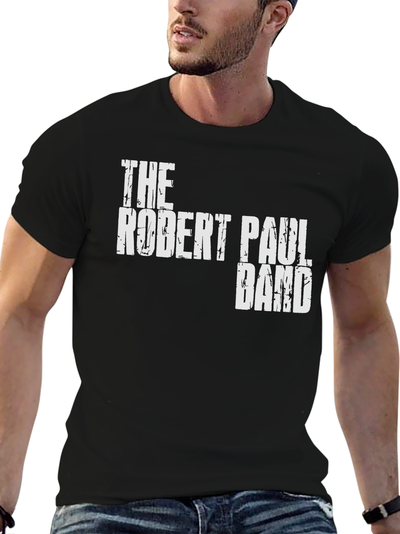 The Robert Paul Band Distressed Graphic T-Shirt