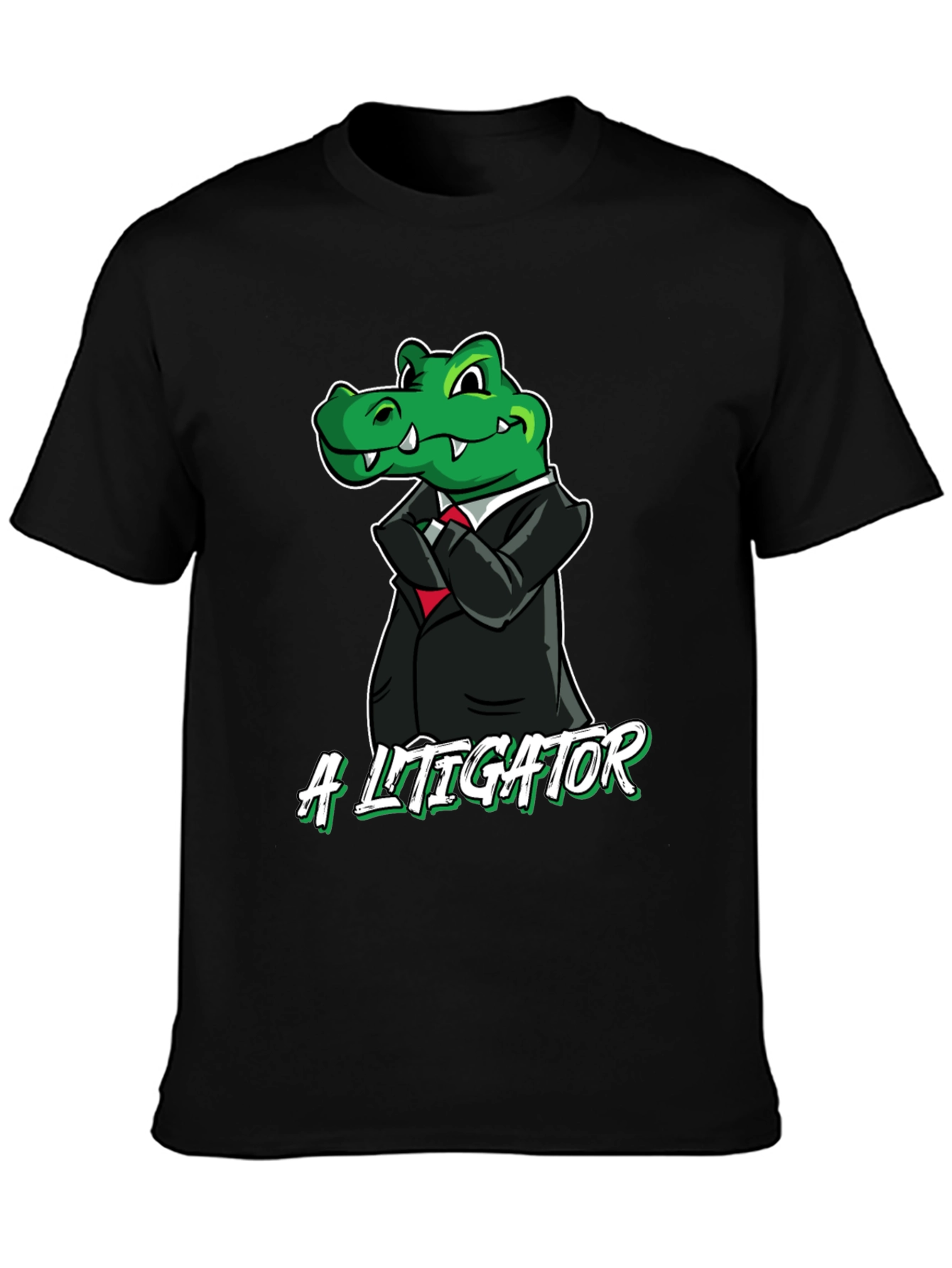 A Litigator Alligator Graphic T-Shirt - Funny Lawyer Tee