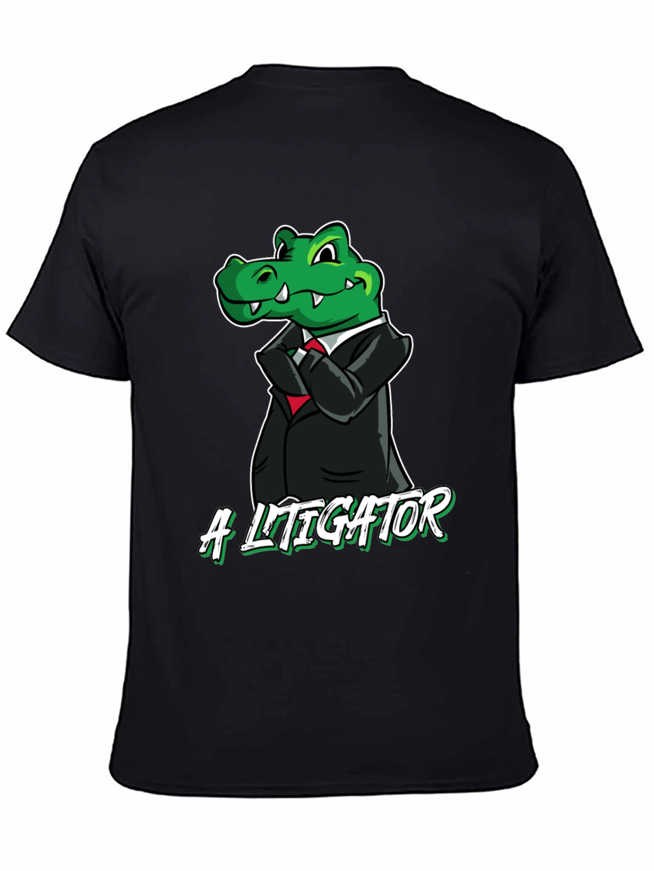 A Litigator Alligator Graphic T-Shirt - Funny Lawyer Tee