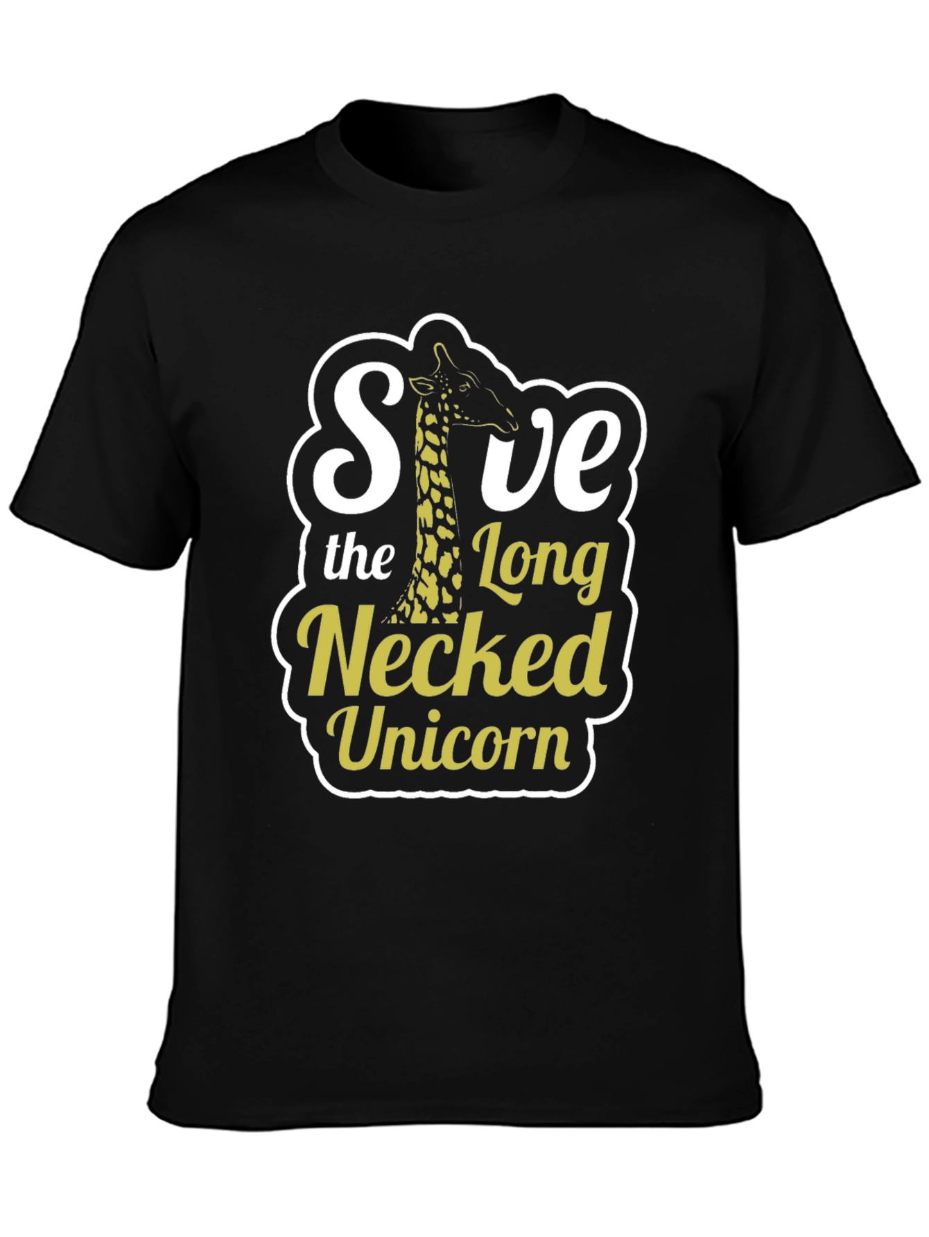 Save the Long Necked Unicorn Graphic Tee