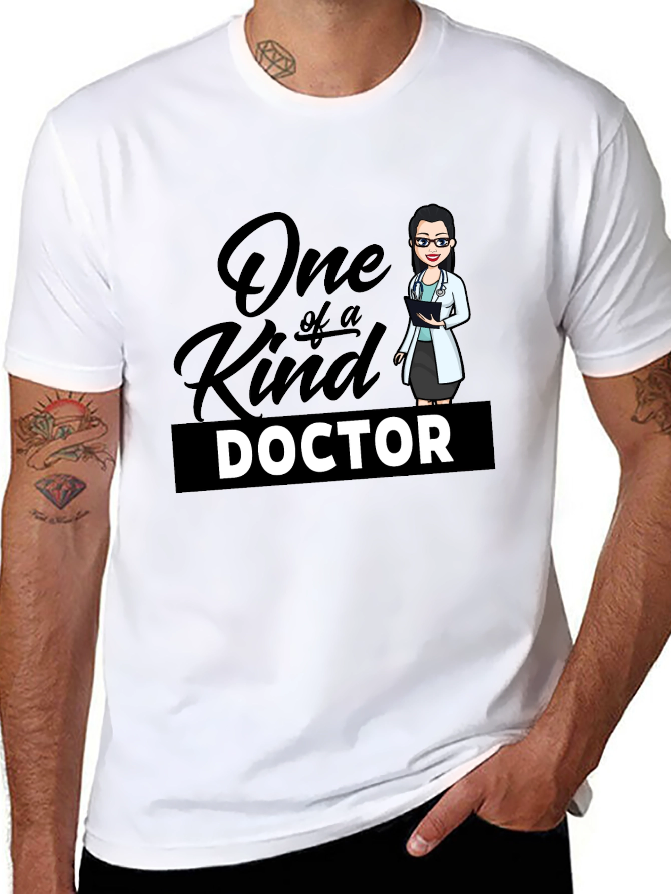 One of a Kind Doctor T-Shirt - Black