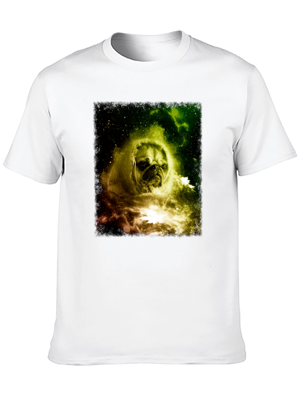 Pug in Space Graphic T-Shirt - Stylish & Unique