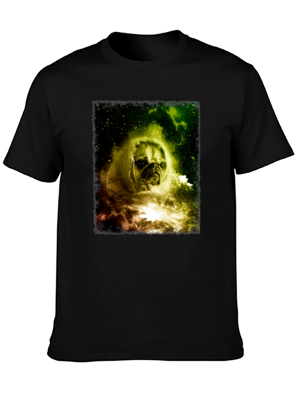 Pug in Space Graphic T-Shirt - Stylish & Unique
