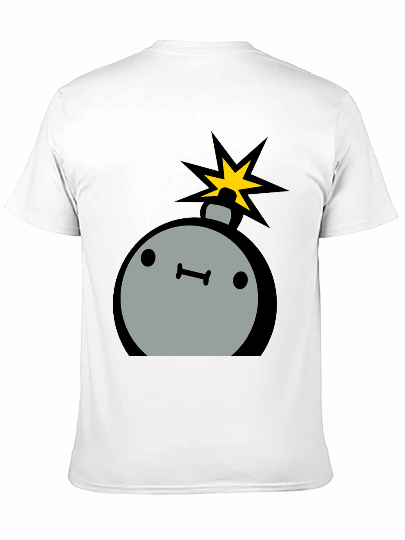 Cartoon Bomb Graphic Tee - Mens Black T-Shirt