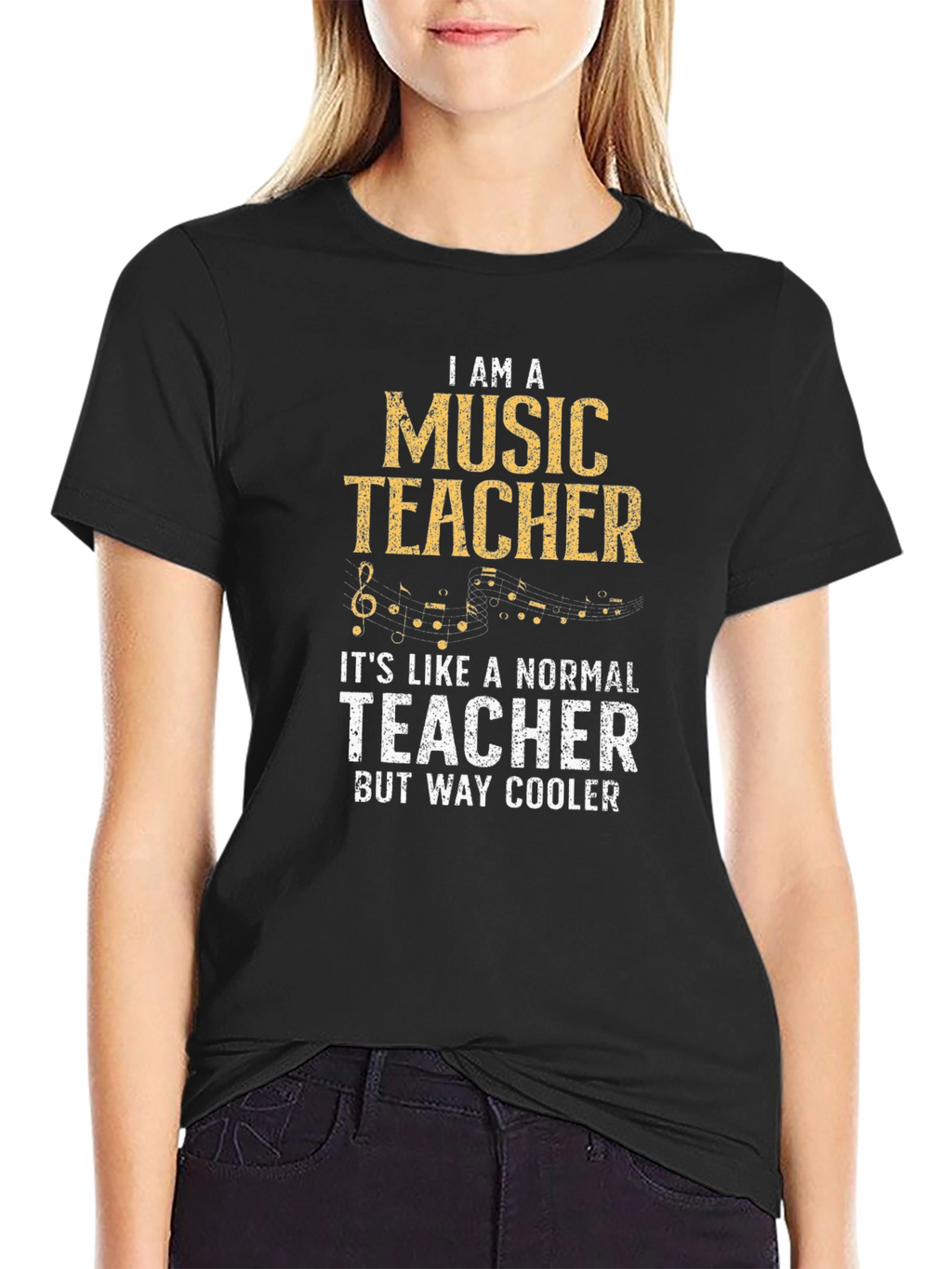 Music Teacher T-Shirt - Normal Teacher But Cooler!