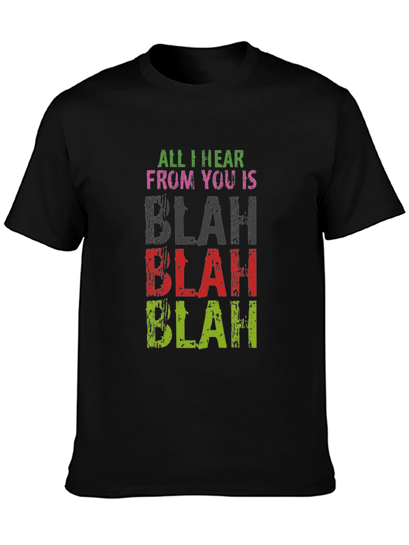 Blah Blah T-Shirt: Funny Sarcastic Tee