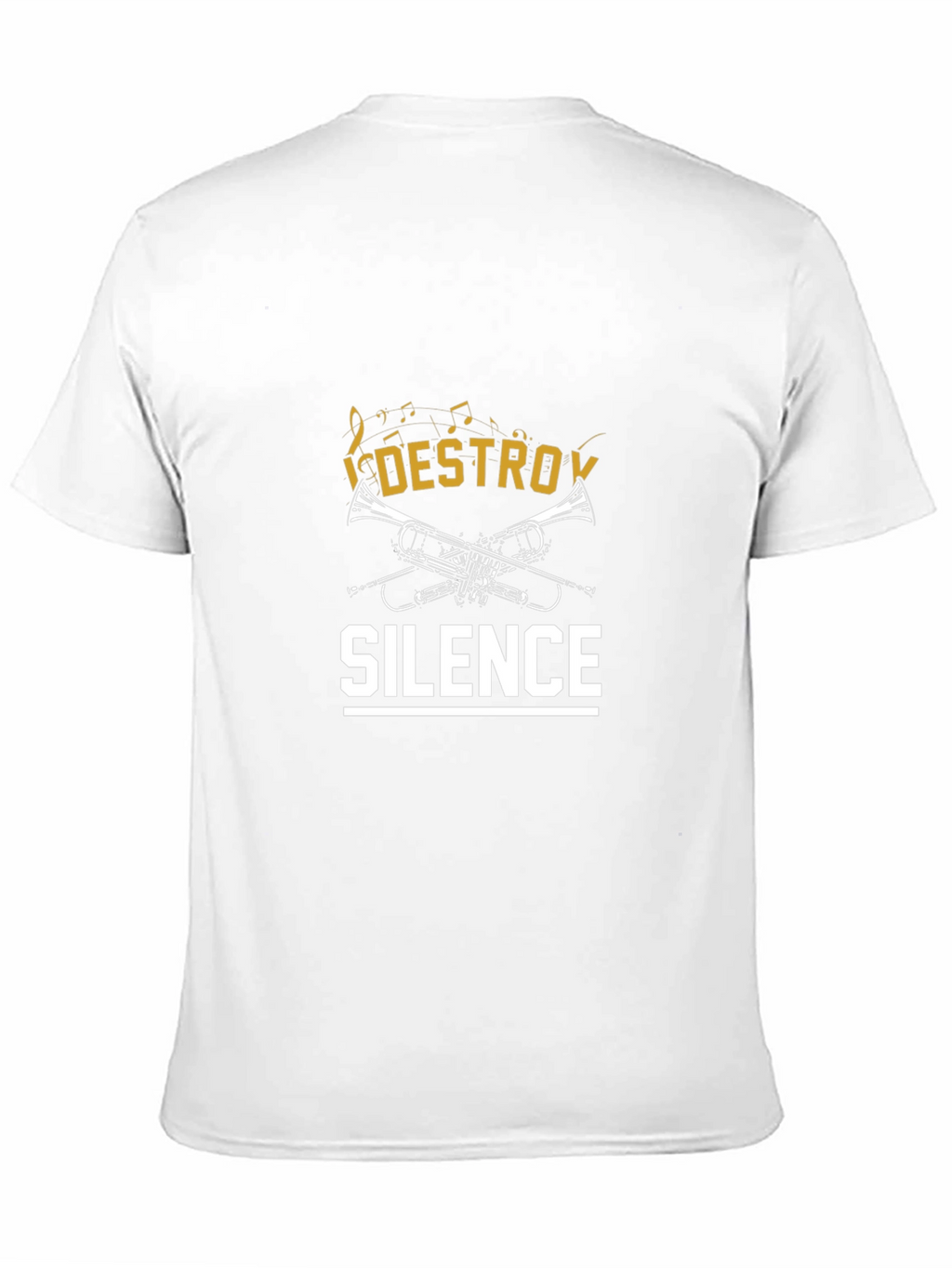Destroy Silence T-Shirt: Music Lover Tee