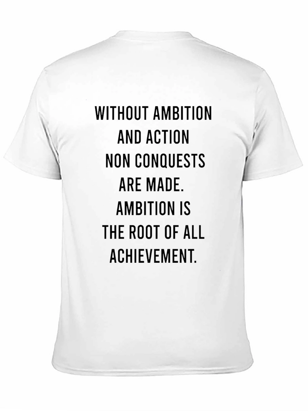Motivational Ambition T-Shirt - Black