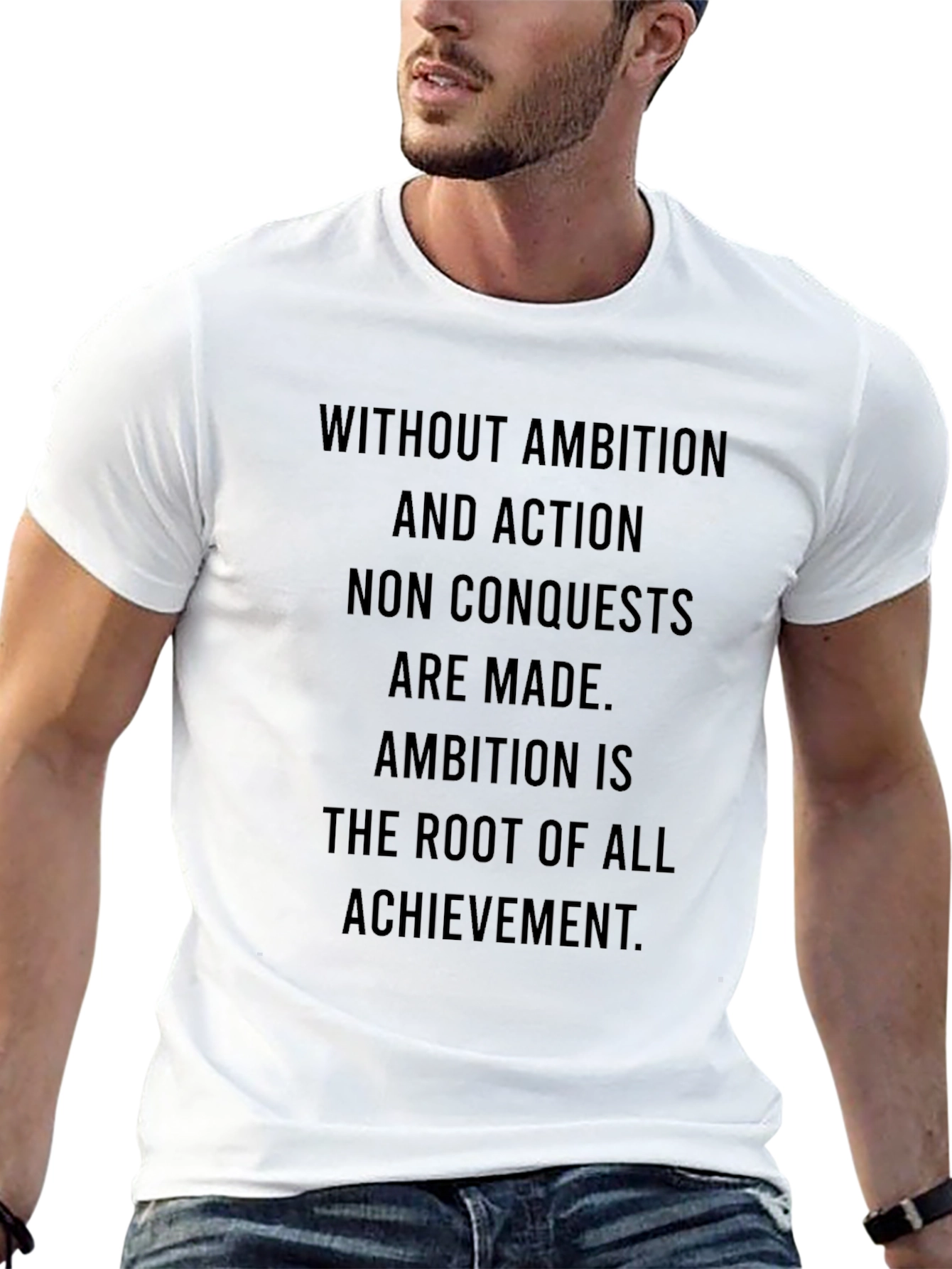 Motivational Ambition T-Shirt - Black