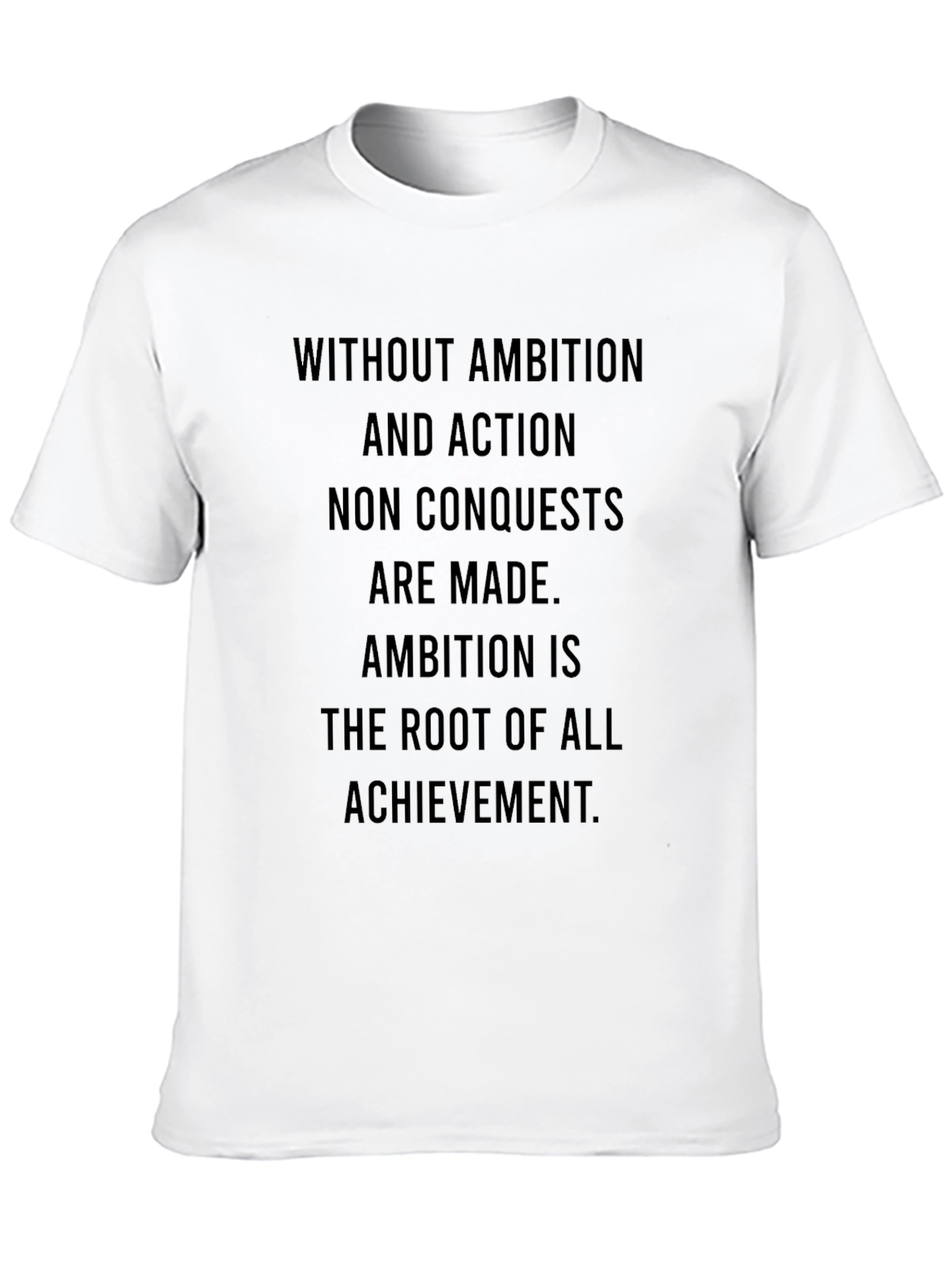Motivational Ambition T-Shirt - Black