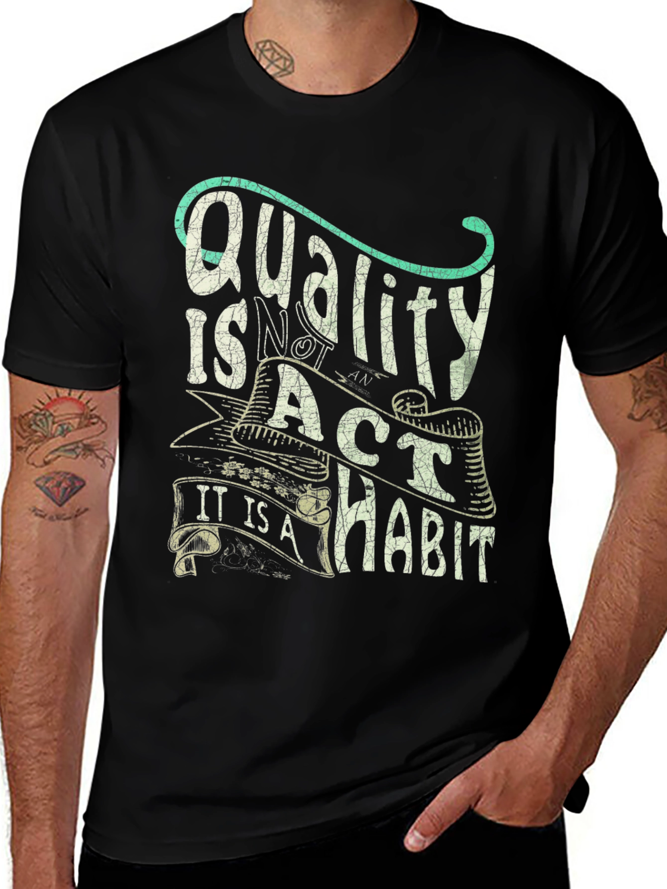 Quality Habit T-Shirt - Motivational Graphic Tee