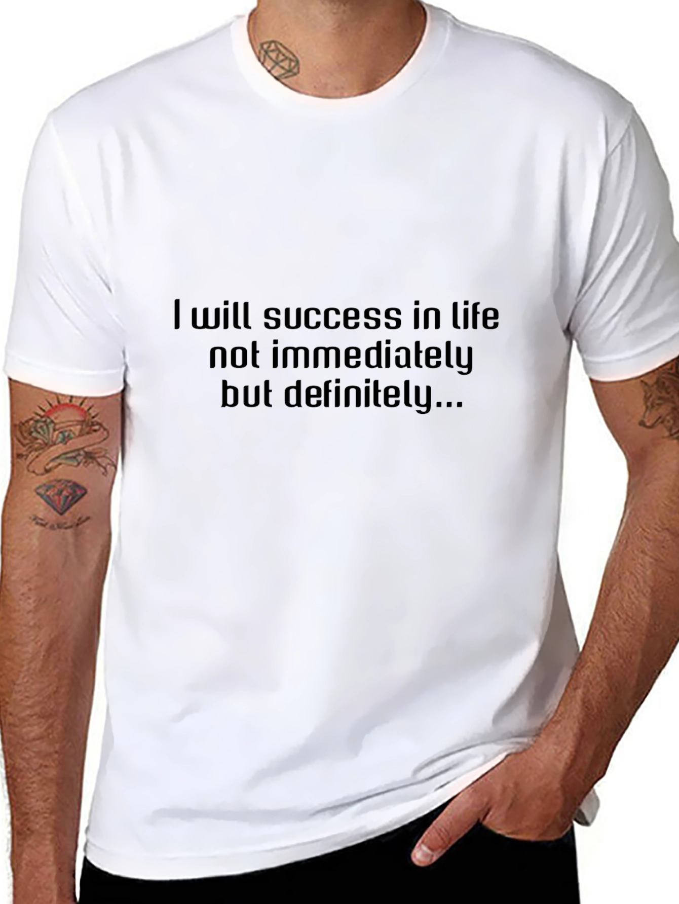 Inspirational Black T-Shirt: Success