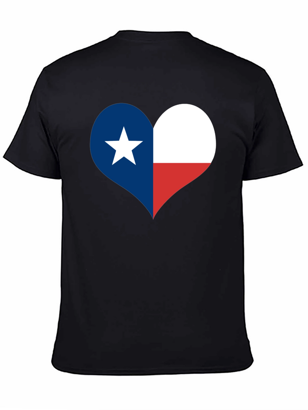 Texas Flag Heart T-Shirt - Lone Star State Pride