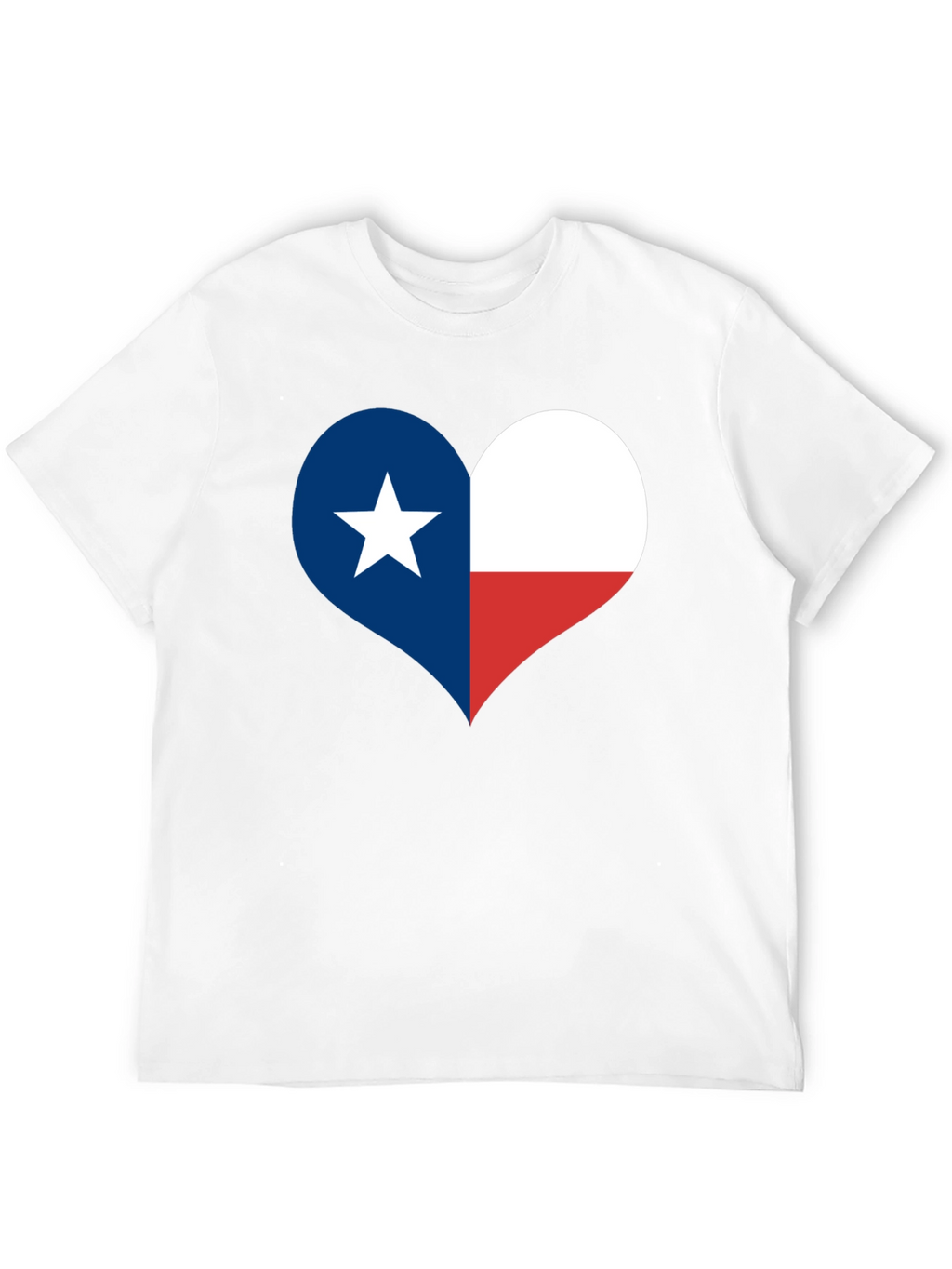 Texas Flag Heart T-Shirt - Lone Star State Pride