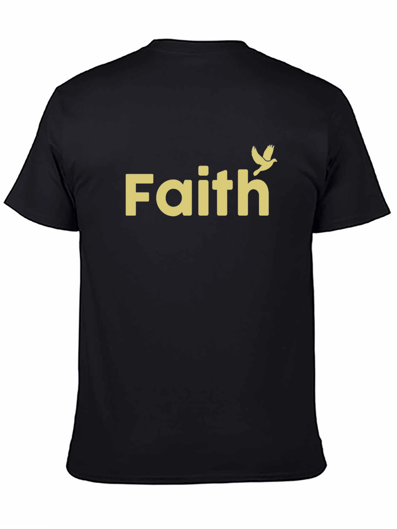 Faith Dove Graphic T-Shirt - Stylish Crew Neck Tee