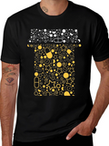 Pill Bottle Graphic Tee - Black Cotton T-Shirt