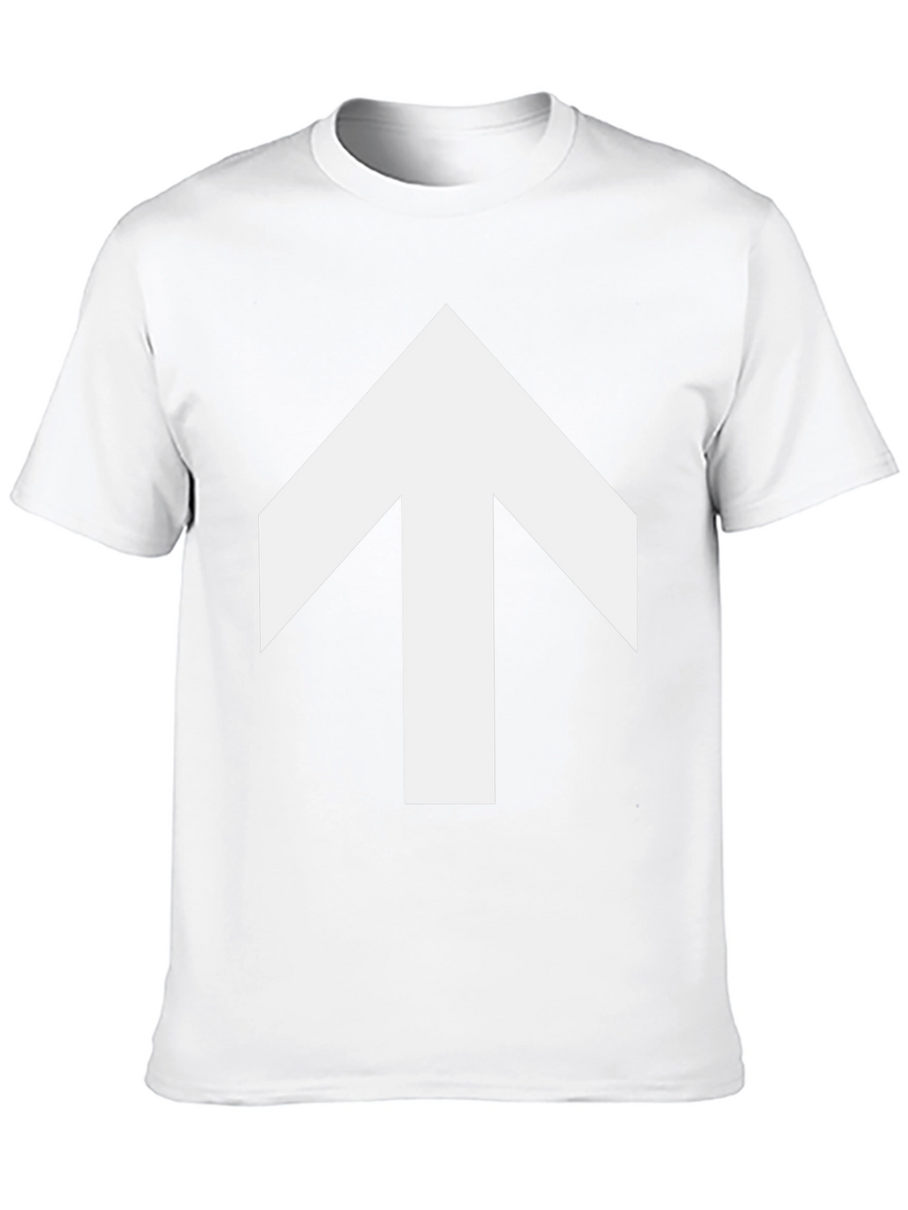 Arrow Up Graphic Tee - Casual Black T-Shirt