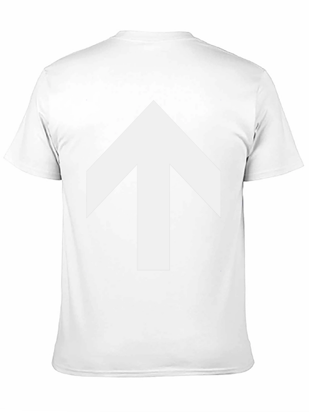 Arrow Up Graphic Tee - Casual Black T-Shirt