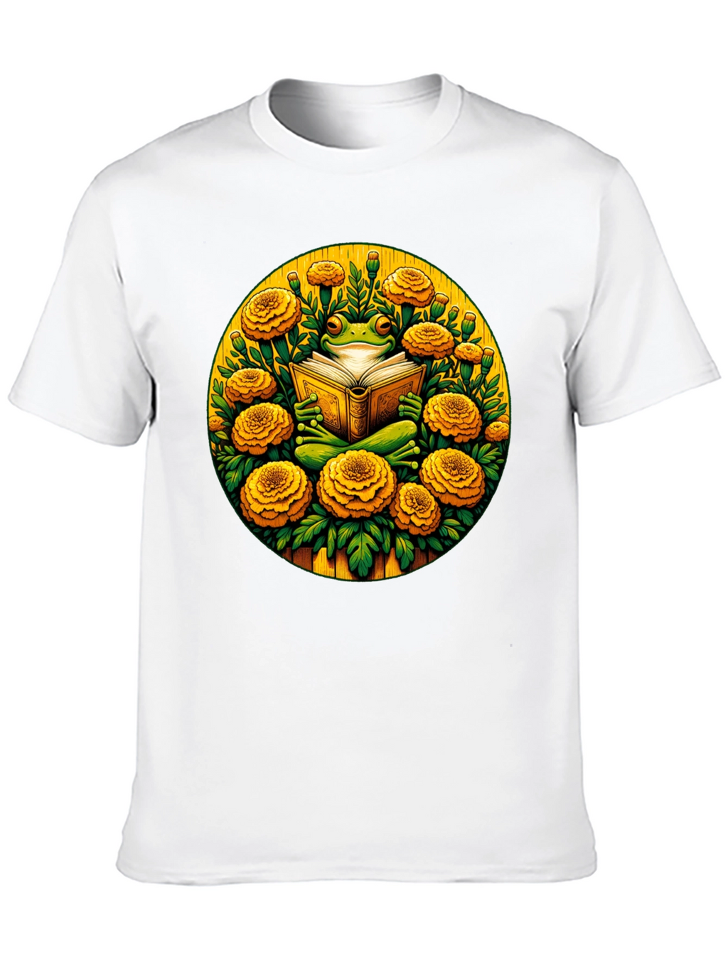 Frog Reader Graphic Tee - Bookworm T-Shirt