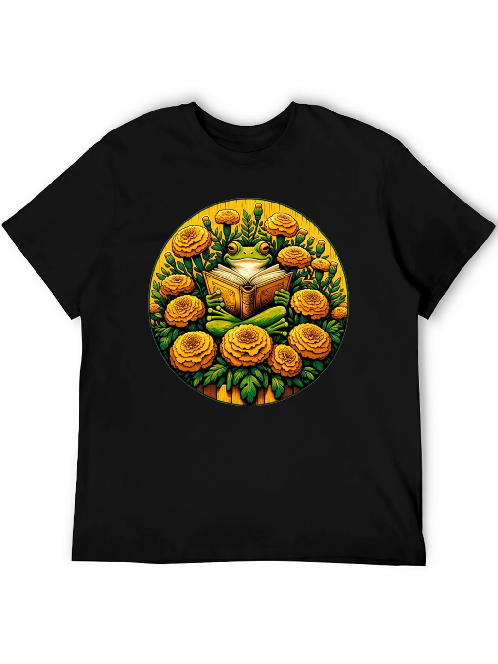 Frog Reader Graphic Tee - Bookworm T-Shirt