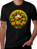 Frog Reader Graphic Tee - Bookworm T-Shirt