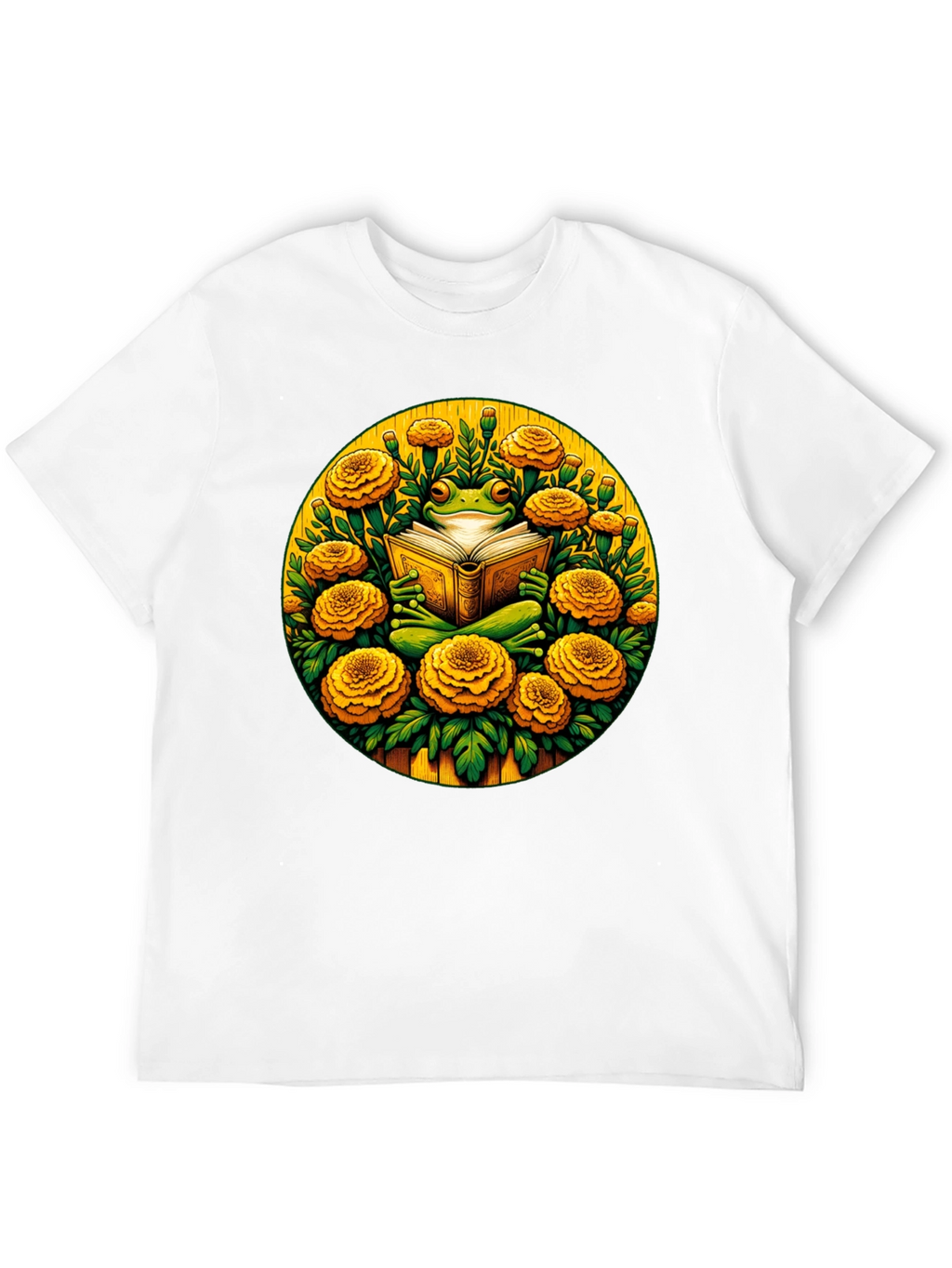 Frog Reader Graphic Tee - Bookworm T-Shirt