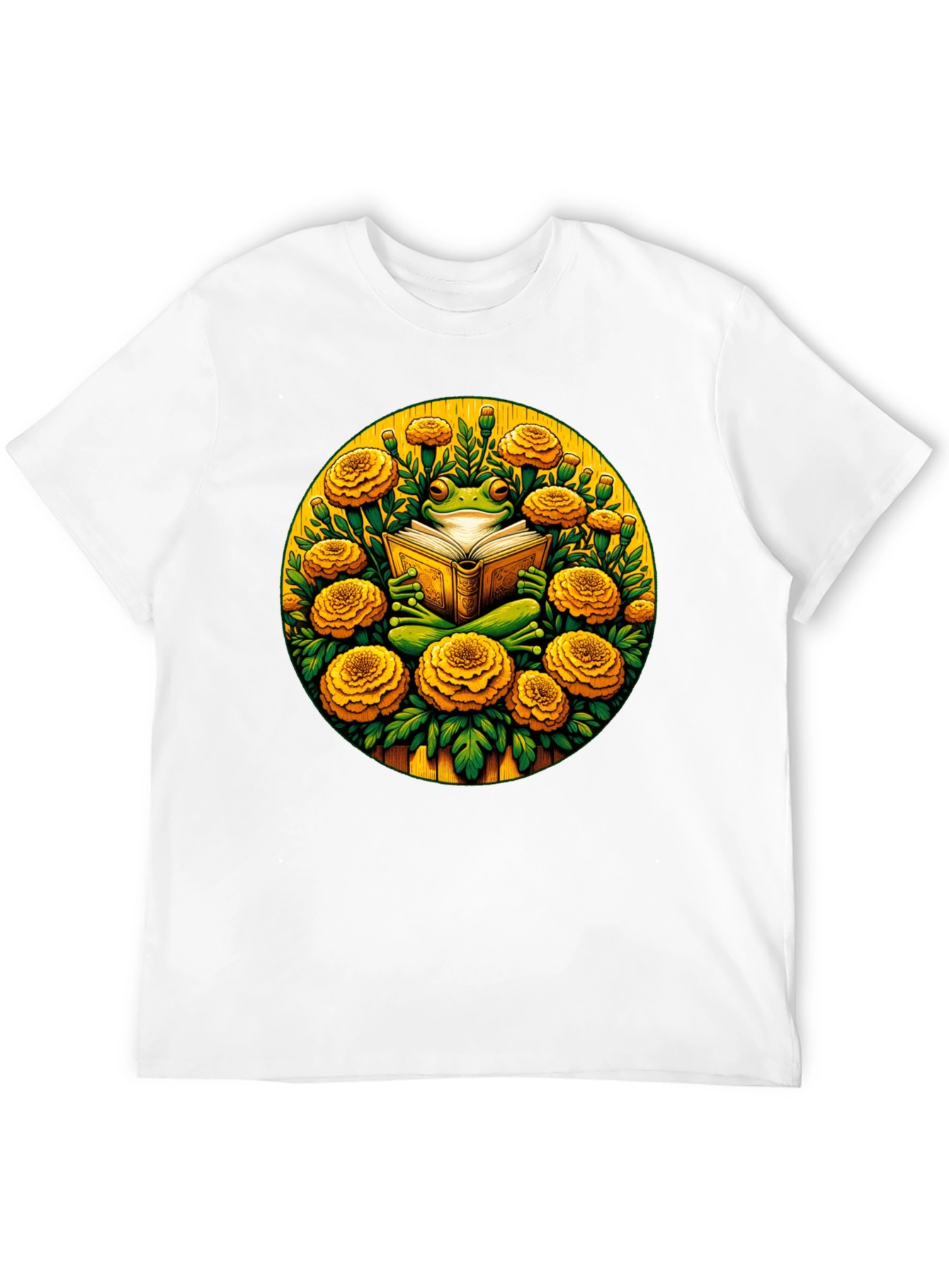 Frog Reader Graphic Tee - Bookworm T-Shirt